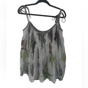 Zyga paris flowy linen camisole multicolor